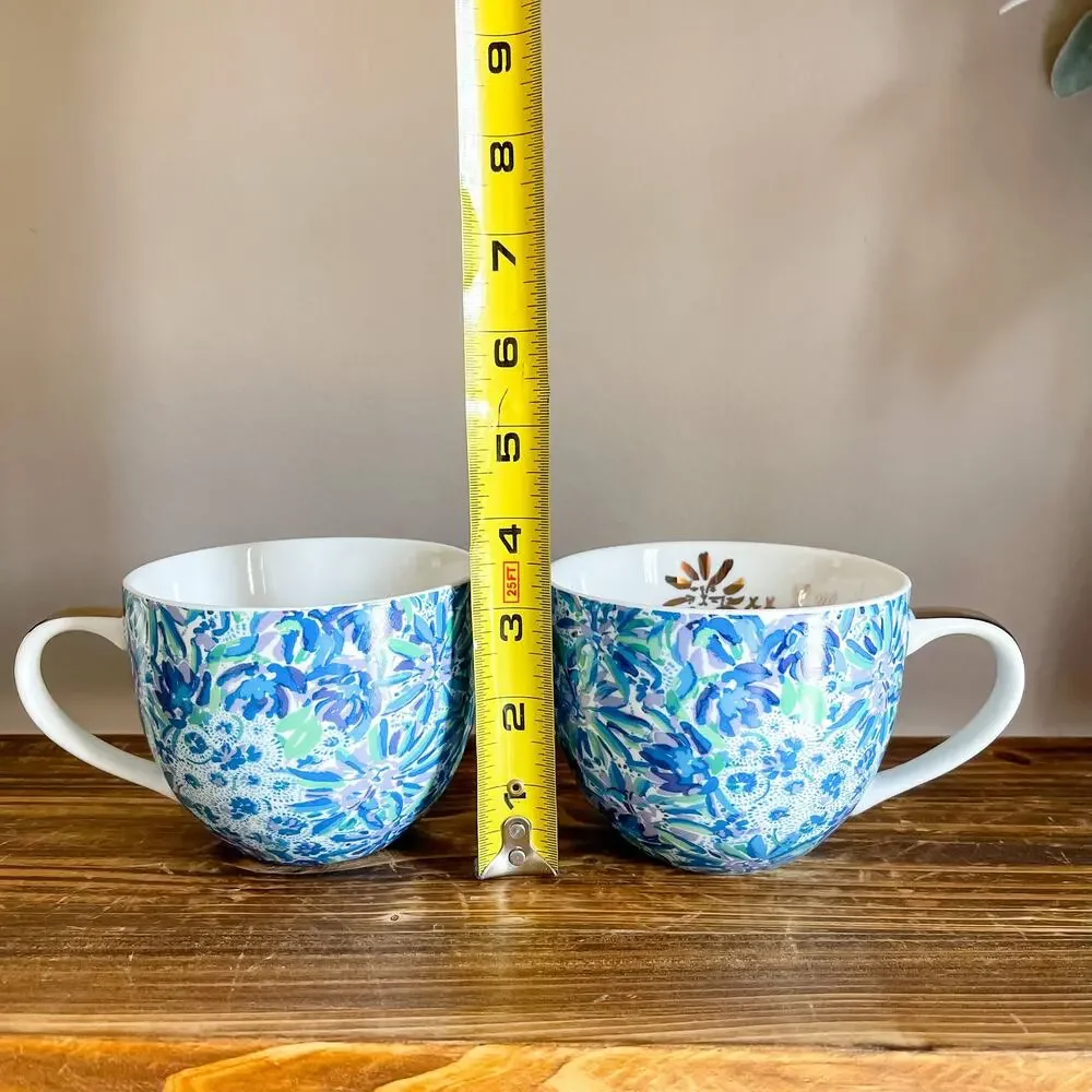 NIB Set of 2 Lilly Pulitzer Mugs